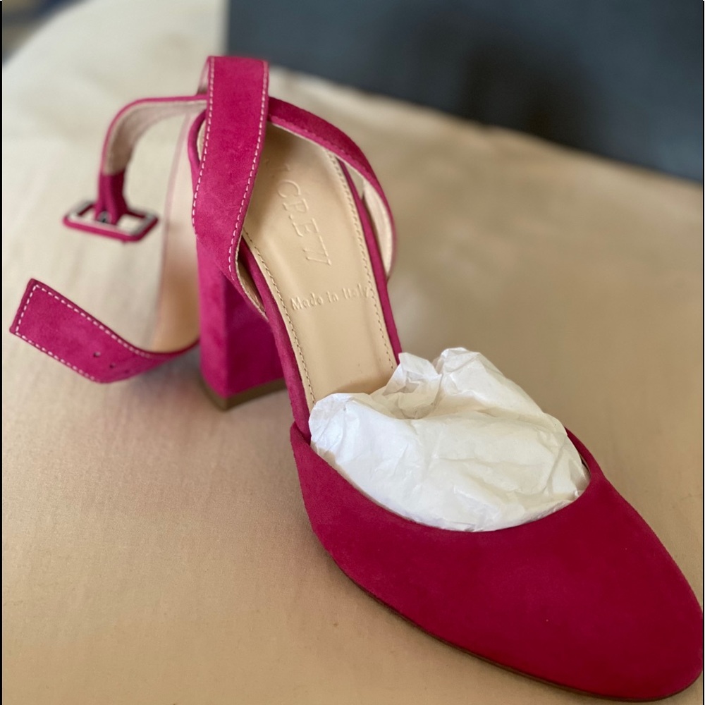 JCrew brand new seude shoes size 6.